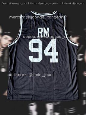 Black unisex BTS RM jersey!